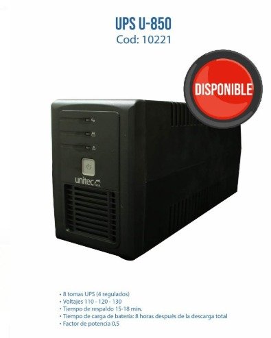 UPS UNITEC 850VA
